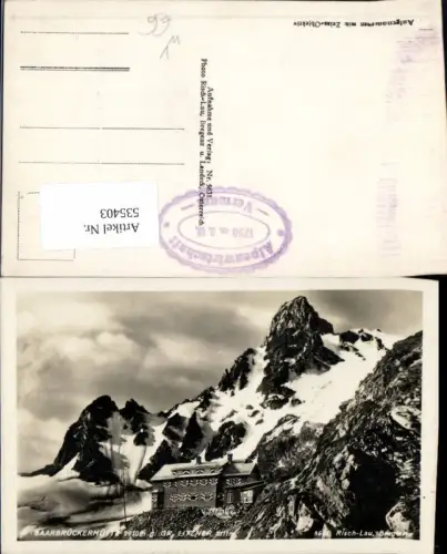 535403,Saarbrückerhütte bei Vermunt Gaschurn Partenen pub Risch Lau 5631