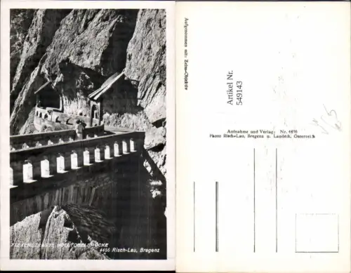 549143,Flexenstrasse bei Zürs Lech Langen am Arlberg Hölltobelbrücke pub Risch Lau 4456
