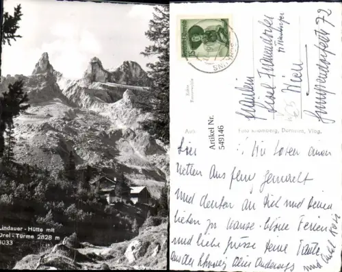 549146,Schruns Lindauer Hütte Drei Türme Bludenz pub Rhomberg 3033