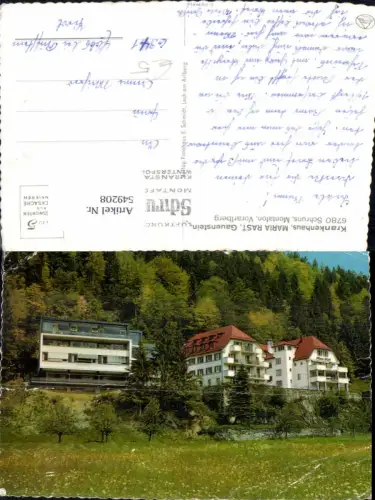549208,Maria Rast Gauenstein Schruns Montafon Krankenhaus