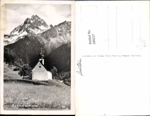 549237,Vallüla im Montafon Kirche St. Gallenkirch pub Risch Lau 3808