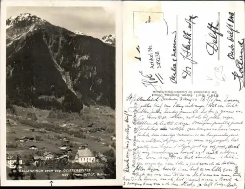 549238,St. Gallenkirch m. Geisterspitze pub Photo Wolf 1690