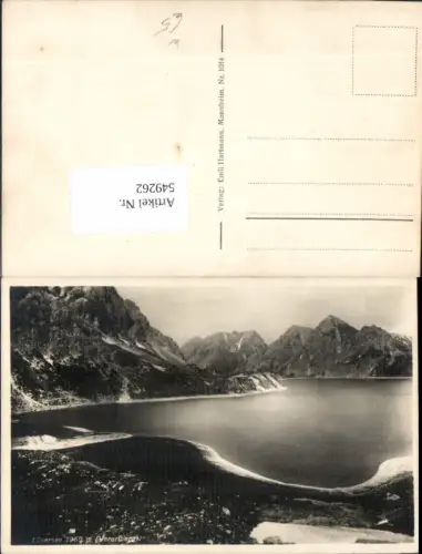 549262,Lünersee b. Brand Bludenz