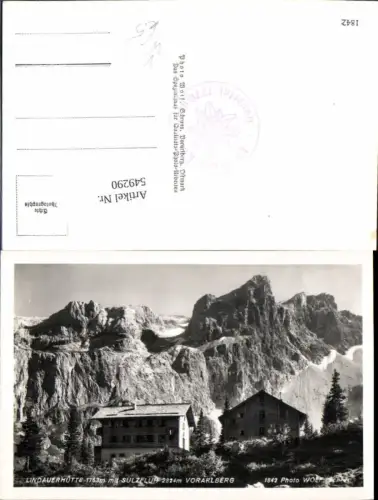 549290,Lindauerhütte Sulzfluh b. Schruns