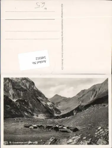549312,Sporreralpe Öfenpaß b. Brand Bludenz