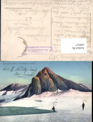 549317,tolle AK Scesaplana Tourengeher Kletterer Bergsteiger Bludenz Bludesch Postablage Stp.