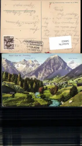 549422,Brand bei Bludenz Vorarlberg pub Purger Co. 9962