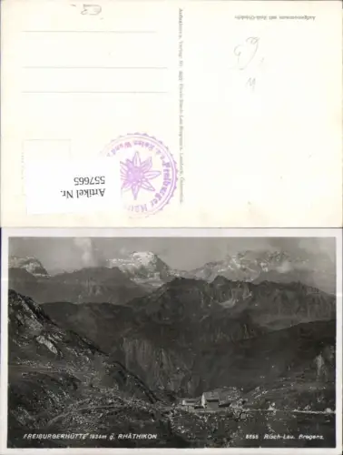 557665,Freiburgerhütte bei Dalaas Bludenz pub Risch Lau 8655