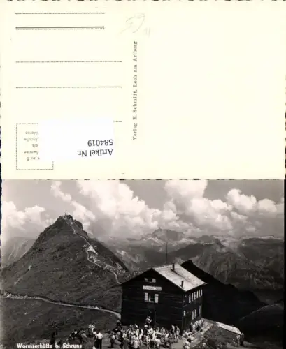 584019,Schruns im Montafon Wormser Hütte