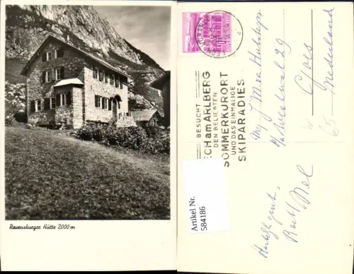 584186,Dalaas Ravensburger Hütte
