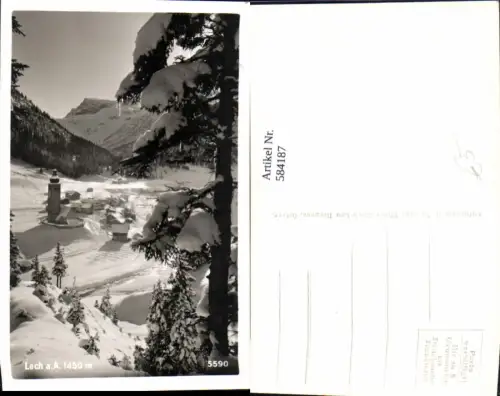 584187,Lech a. Arlberg Winteransicht