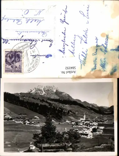 584192,Foto Ak Lech a. Arlberg Totale