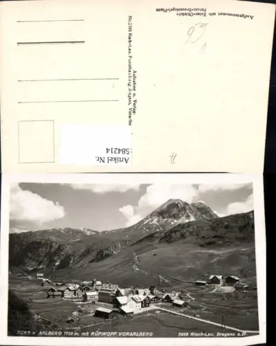 584214,Zürs Lech am Arlberg m. Rüfikopf pub Risch-Lau 2996