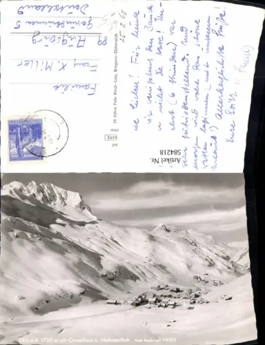 584218,Zürs Lech am Arlberg m. Omeshorn u. Mohnenfluh Winteransicht pub Risch-Lau 13592