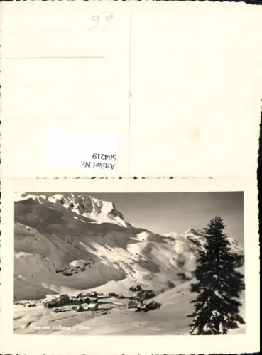 584219,Foto Ak Zürs Lech am Arlberg Totale i. Winter