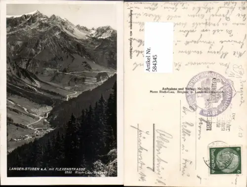 584345,Flexenstraße bei Langen Stuben Zürs Lech am Arlberg