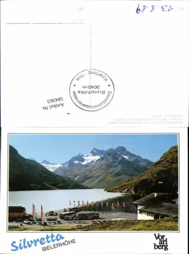 584363,Bielerhöhe bei Partenen Galtür Bus Autobus Silvretta