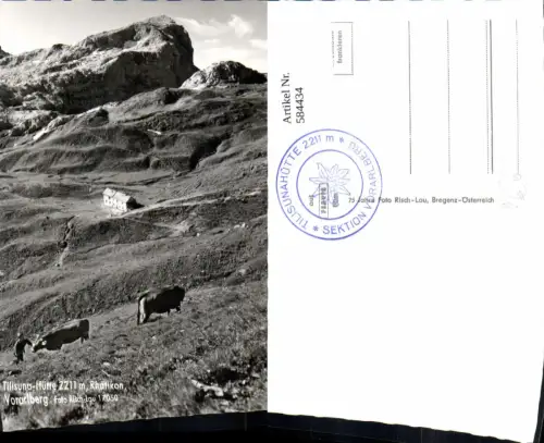 584434,Tilisunahütte Tschagguns Tilisuna-Hütte Rhätikon pub Risch-Lau 17050