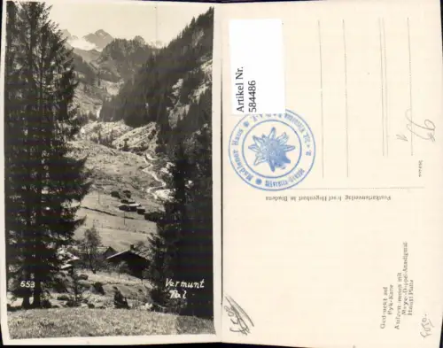 584486,Vermunt Tal Landschaft Gaschurn