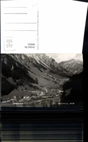 584501,Foto Ak Langen a. Arlberg Klösterle pub Risch-Lau 4532