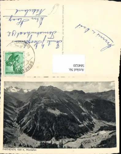 584520,Foto Ak Partenen Gaschurn Montafon Totale
