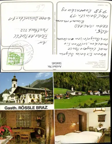584545,Mehrbild Ak Innerbraz Braz Gasthof Rössle Gastzimmer