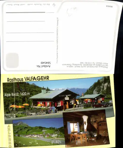 584549,Mehrbild Ak Klösterle Stuben Arlberg Rasthaus Valfagehr Alpe Rauz