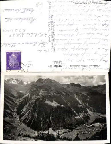 584581,Foto Ak Partenen Gaschurn Montafon Totale pub Risch-Lau 10187