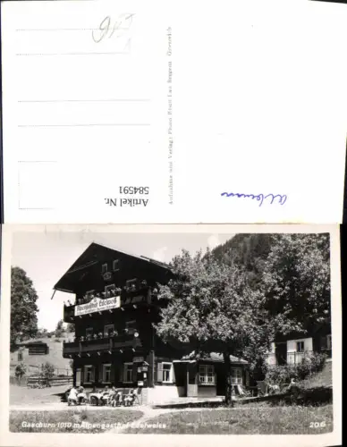 584591,Foto Ak Gaschurn Alpengasthof Edelweiss pub Risch-Lau 206