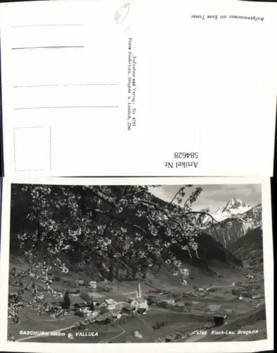584628,Foto Ak Gaschurn g. Vallüla Totale pub Risch-Lau 4753