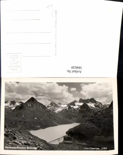 584639,Foto Ak Partenen Gaschurn Fermunt Vermunt Stausee Vermuntstausee Silvretta pub Risch-Lau 2189