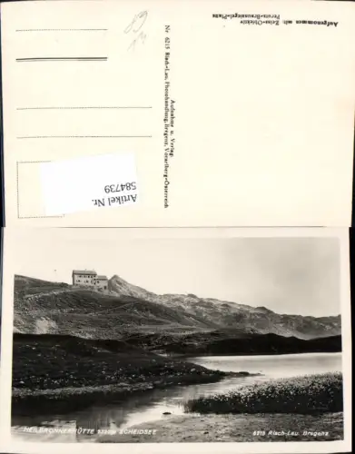 584739,Heilbronnerhütte Scheidsee bei Brand Bludenz pub Risch Lau 6215