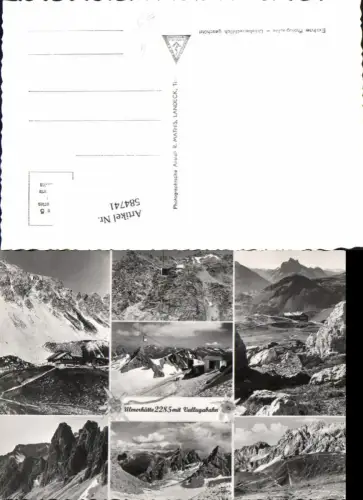 584741,Ulmerhütte Vallugabahn Bludenz Zürs Stuben Langen