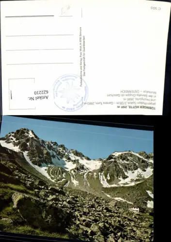 622210,Gaschurn Tübinger Hütte geg. Platten-Spitze Ganera Turm