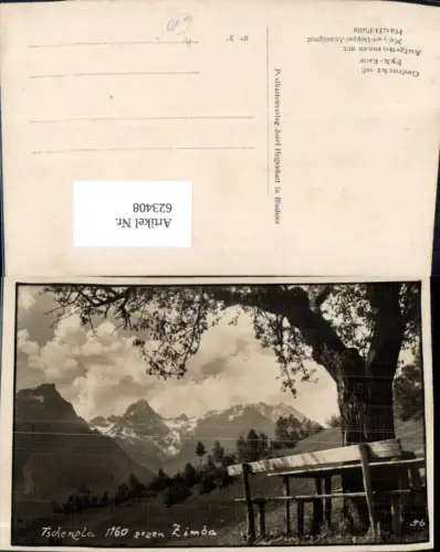 623408,Foto Ak Tschengla Bürserberg geg. Zimba