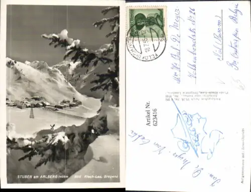 623416,Stuben a. Arlberg Klösterle Winteransicht pub Risch-Lau 3516