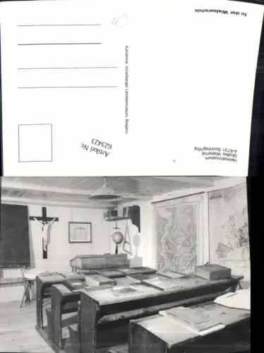 623423,Gemeinde Sonntag Vorarlberg Großes Walsertal Heimatmuseum Innenansicht Schule