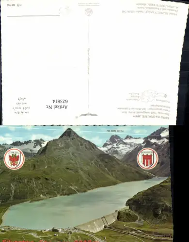 623614,Silvretta-Stausee Hotel Silvrettasee Partenen Gaschurn pub Alpine Luftbild FÖ 60756