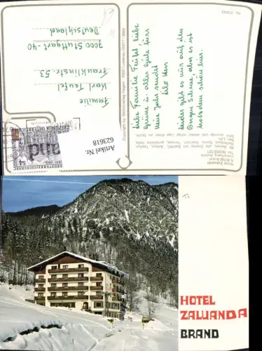 623618,Brand b. Bludenz Hotel Zaluanda Winteransicht