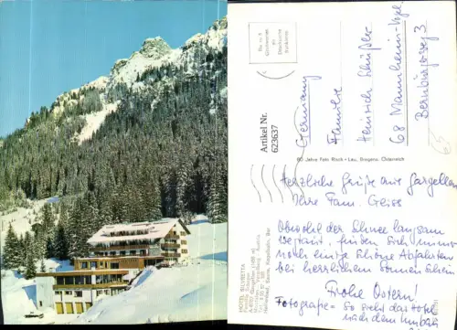 623637,Gargellen Sankt Gallenkirch Montafon Hotel Silvretta Winteransicht