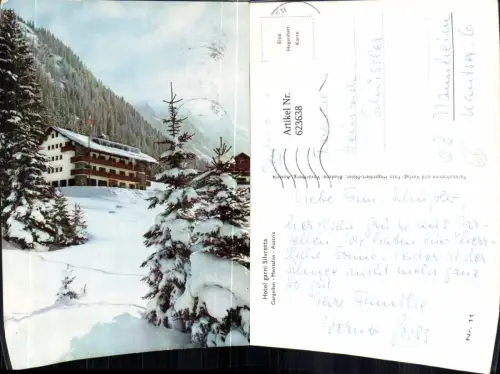 623638,Gargellen Sankt Gallenkirch Hotel garni Silvretta Winteransicht