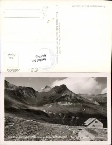 643746,Friedrichshafenerhütte Berghütte bei Mathon Montafon