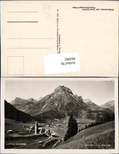 662082,Foto Ak Lech a. Arlberg pub Risch-Lau 2241