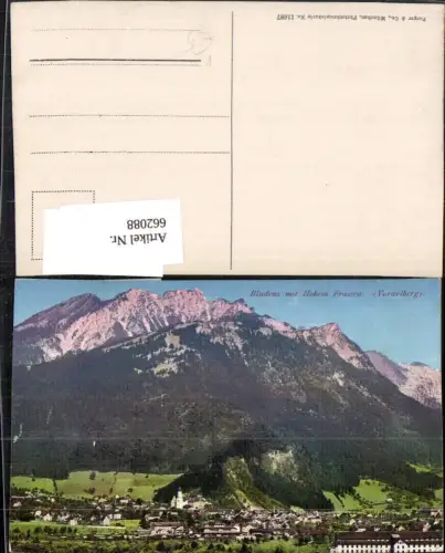 662088,Bludenz mit Hohem Frassen pub Purger Co 11687