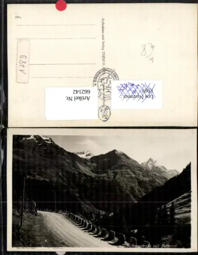 662142,Arlbergstraße mit Patteriol Langen am Arlberg Klösterle
