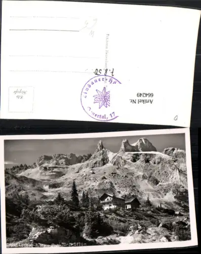 664249,Foto Ak Tschagguns Lindauer Hütte Drei Türme