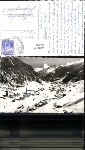 665502,Foto Ak Gaschurn i. Montafon mit Vallüla Winteransicht pub Risch-Lau 11436