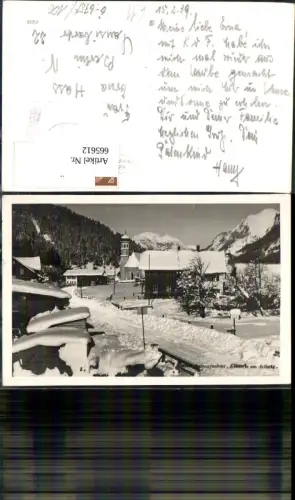 665612,Foto Ak Klösterle a. Arlberg Winteransicht