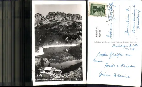 665618,Dalaas Freiburgerhütte a. Formarinsee Freiburger Hütte pub Risch-Lau 12125