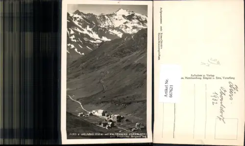 667621,Foto Ak Lech Zürs a. Arlberg m. Kaltenberg pub Risch-Lau 2992